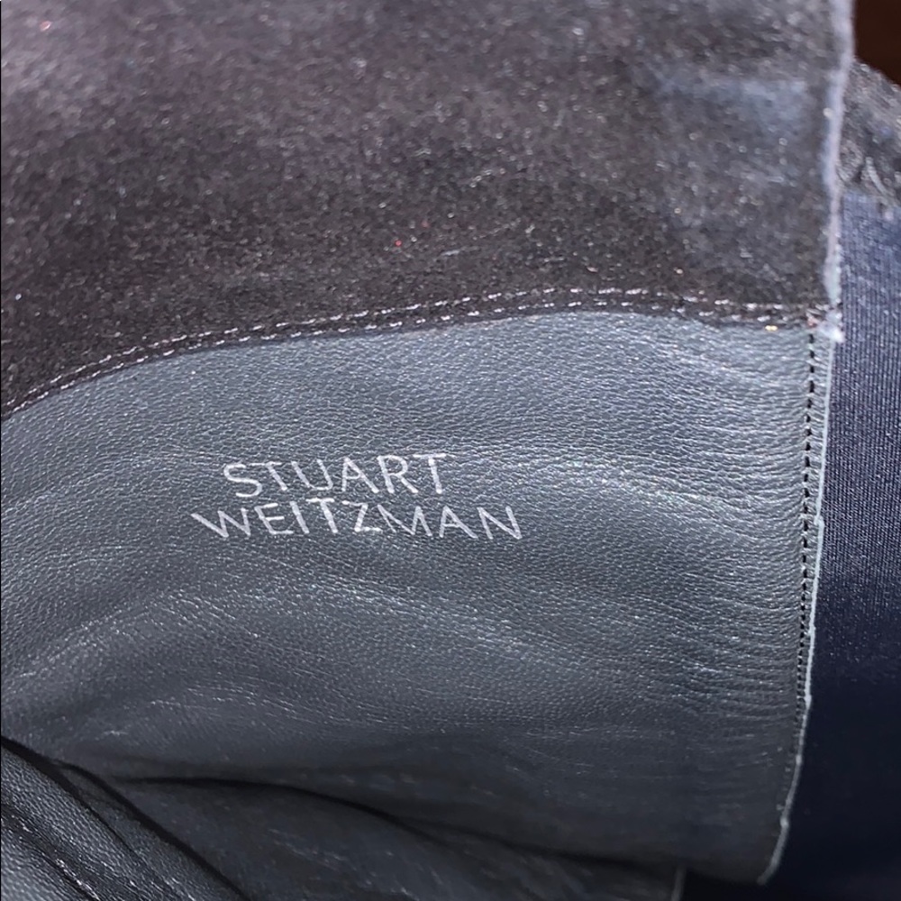 Stuart Weitzman 5050 Black Suede Boots Size 6.5